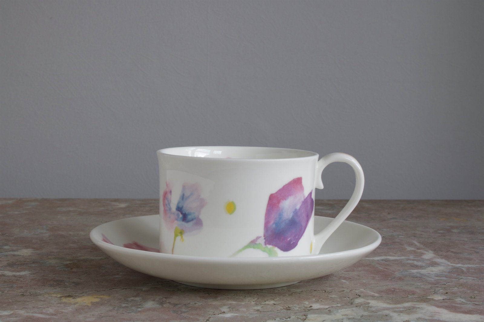 English bone shop china tea cups